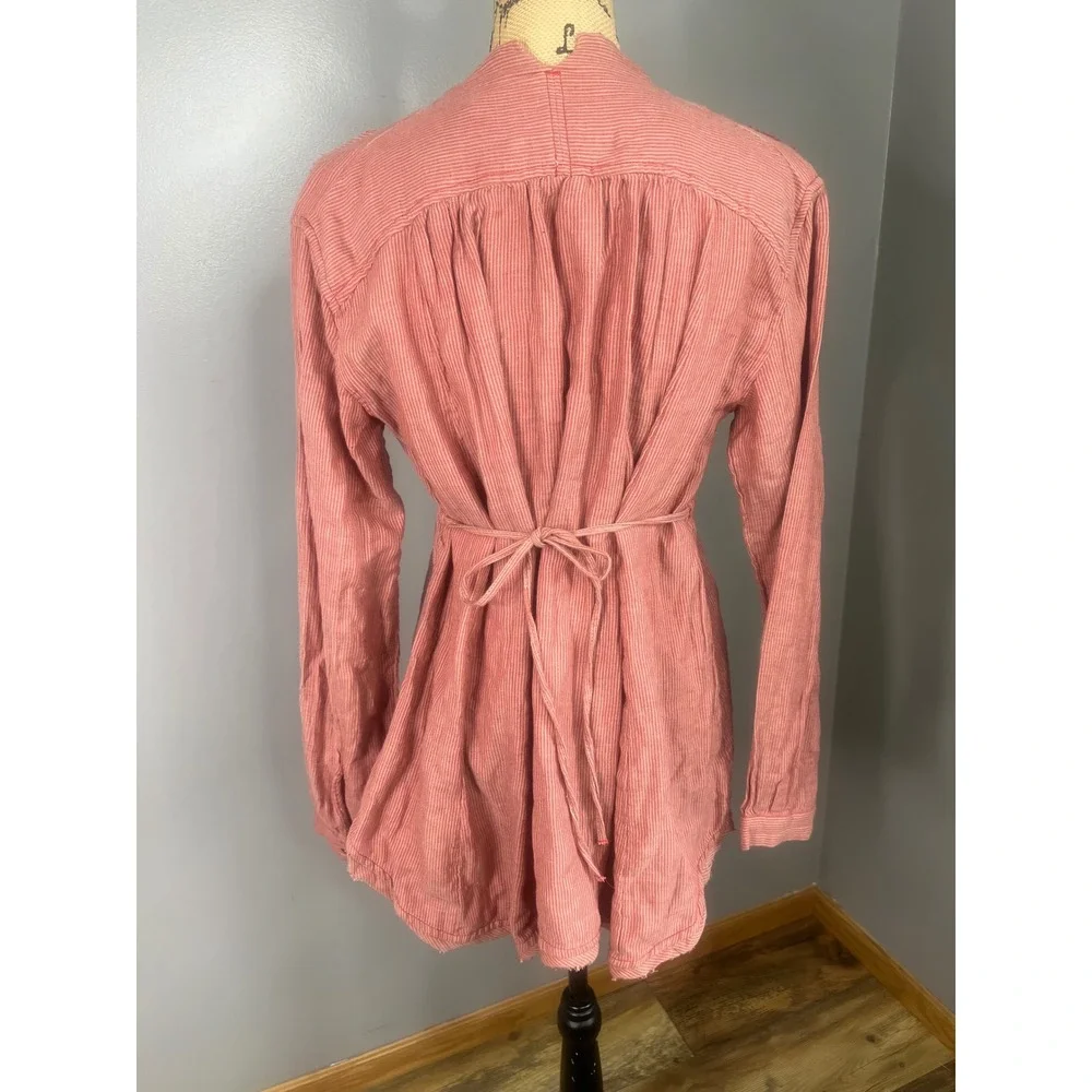 Free People all who wander stripe blouse‎ small bohochic bohemian hippie earthy